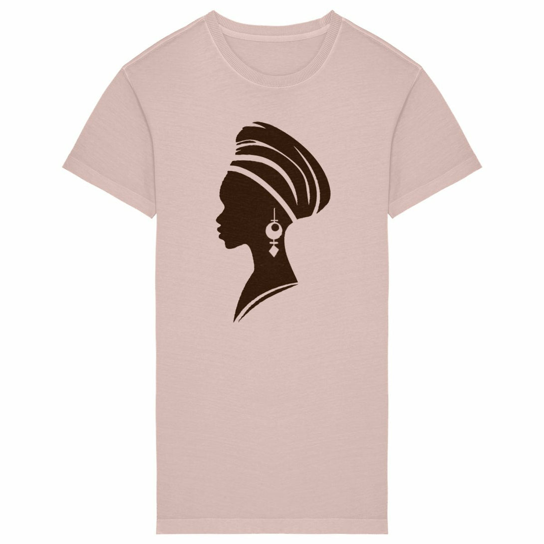 Robe T-shirt Femme coton peigné bio Mama Africa - Numydya Robe t-shirt Femme, Mama Africa