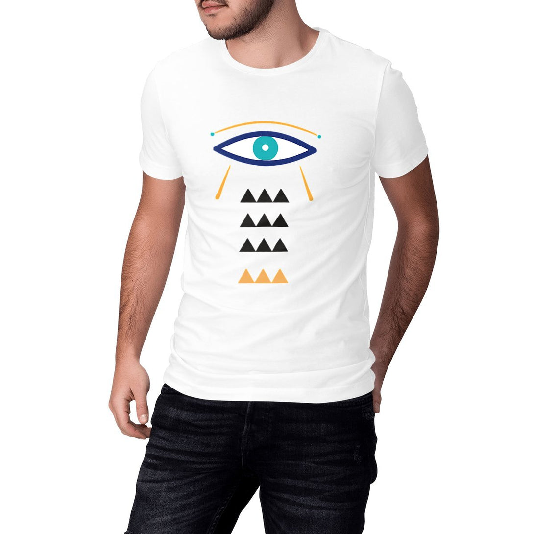 T-shirt Unisexe Œil d'Horus en Coton Bio - Collection Kemet - Numydya T-shirt Unisexe Femme, Homme, Kemet